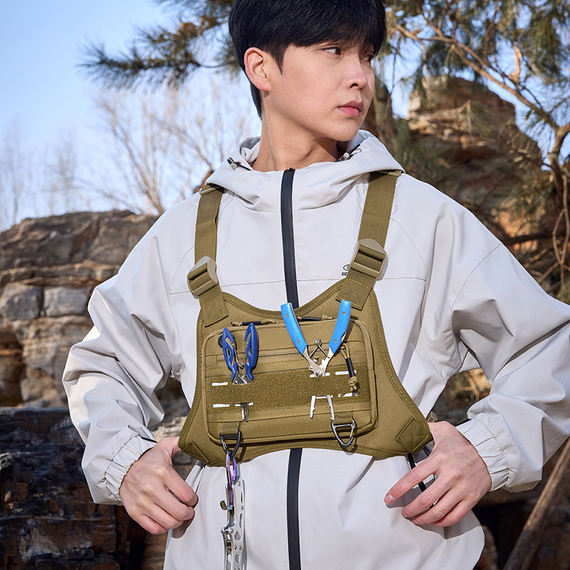 Tactical Front Chest Rig Bag V - Tactical Vest Men ulasan dan harga