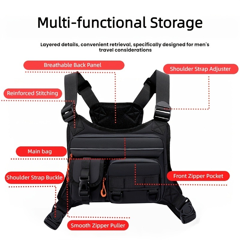Men's Chest Bag And Motorcycle - Tactical Vest Men ulasan dan harga