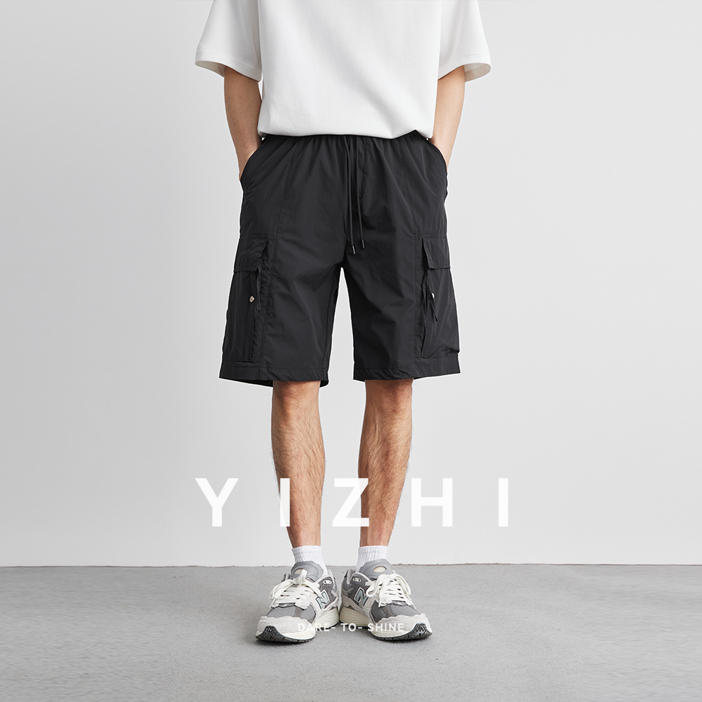 Summer Solid Color Work Pocket - Mens Fashion Summer 2025 ulasan dan harga