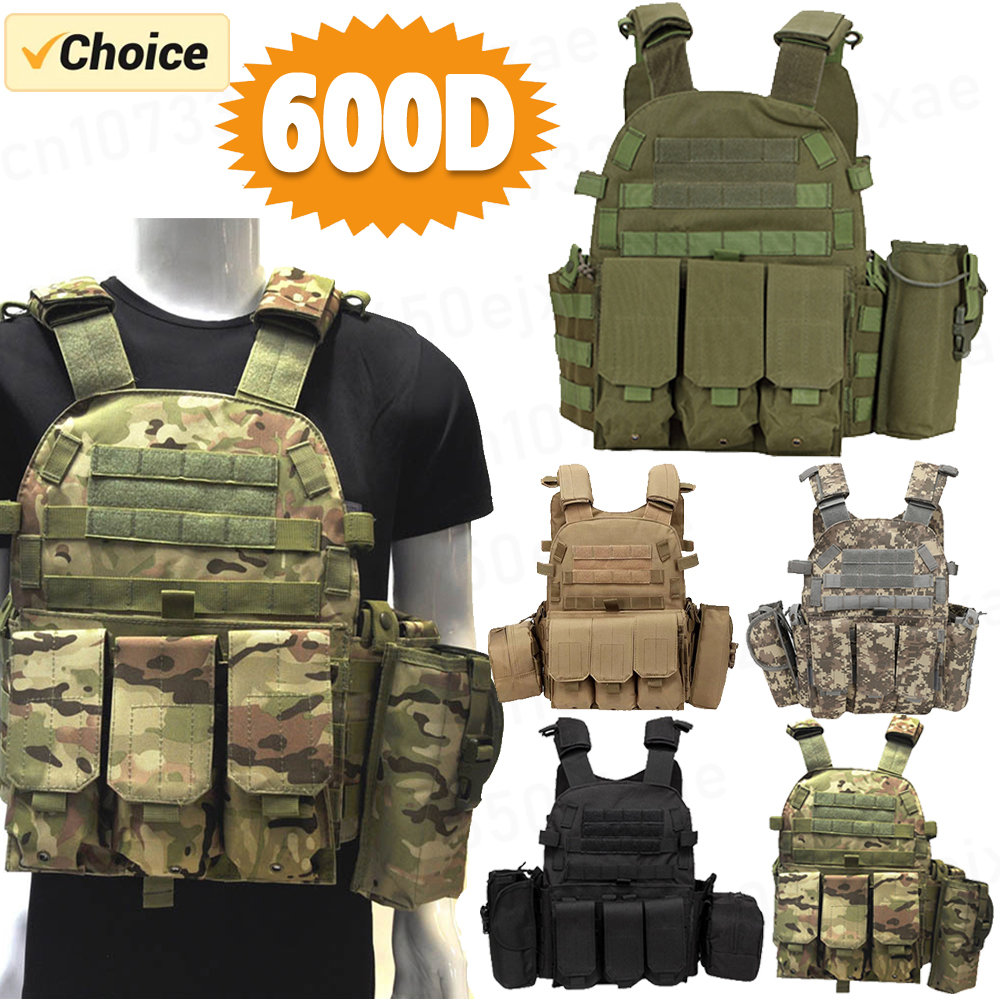 600D Nylon Tactical Vest MOLLE - Tactical Vest Men ulasan dan harga
