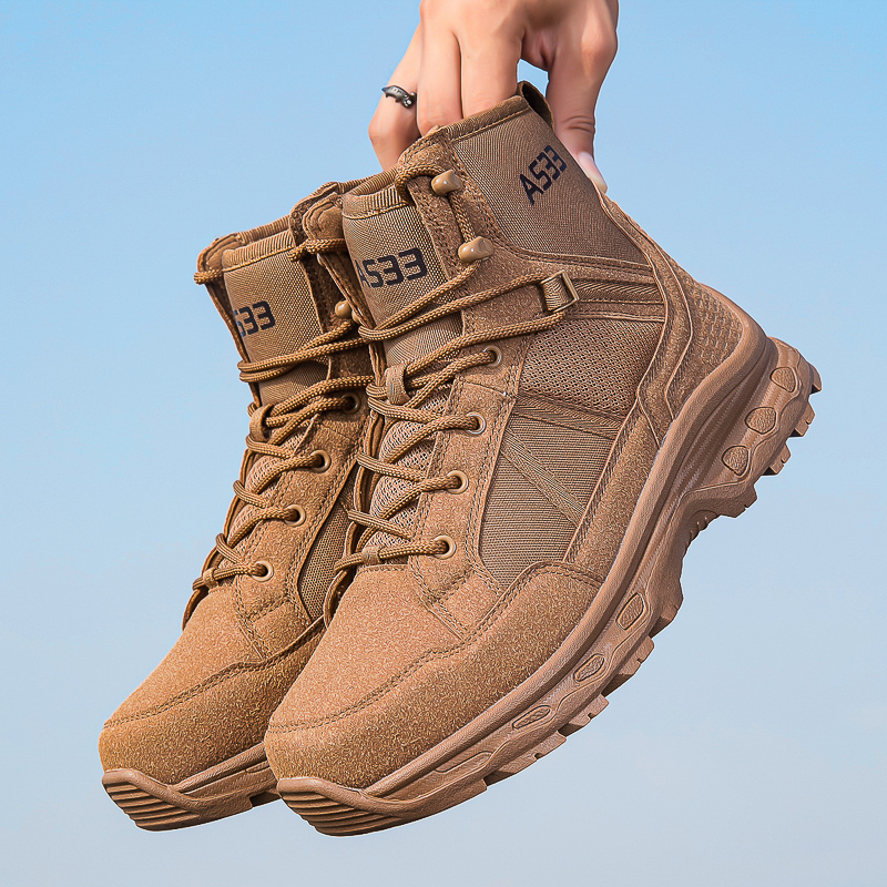 Men's Military Tactical Boots  - Mens Fashion Zip Up ulasan dan harga