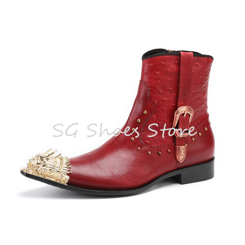 Punk Rivet Belt Buckle Ankle S - Belt Mens Fashion ulasan dan harga