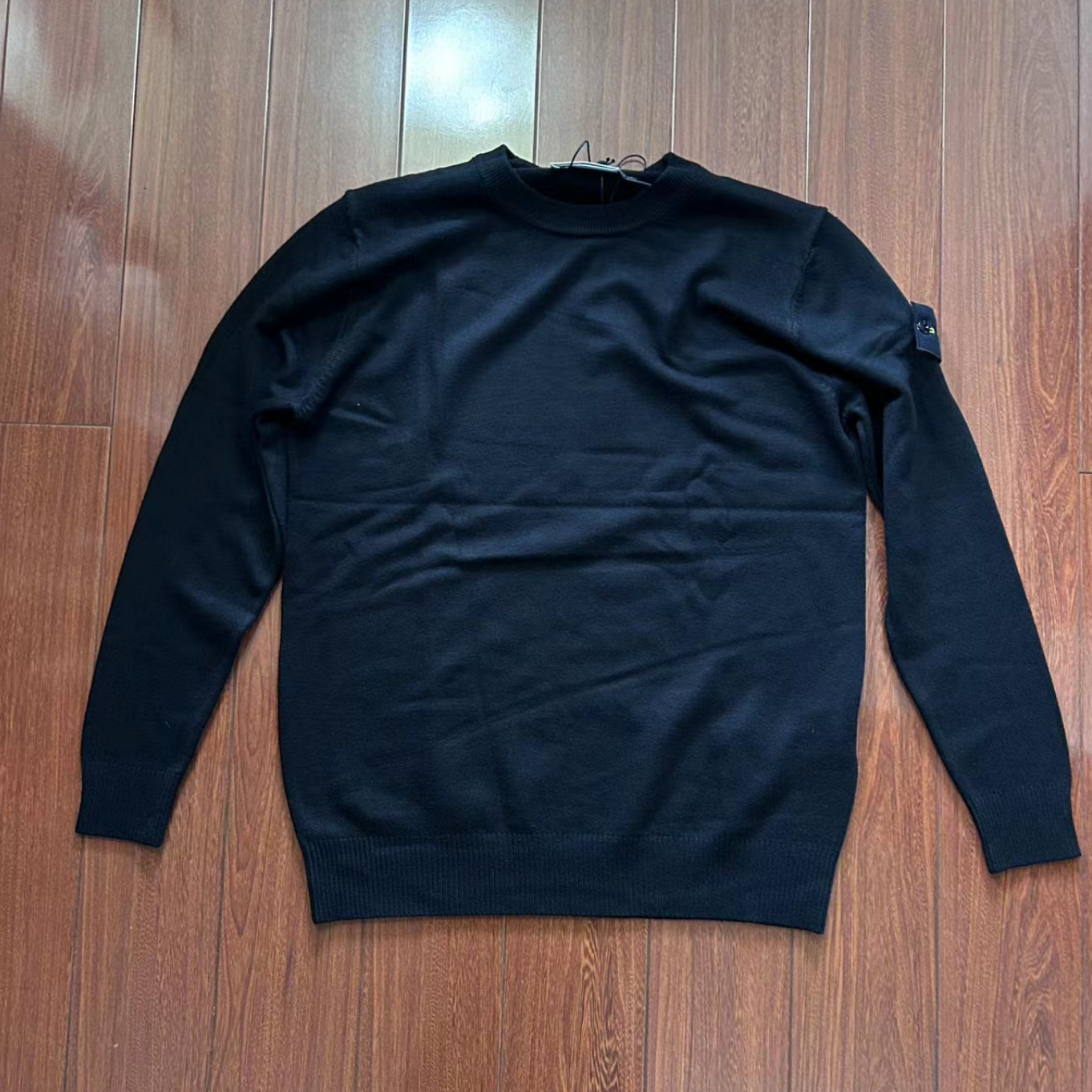 Compass Button Patch 3 Labels  - Knitted Cardigan Men ulasan dan harga