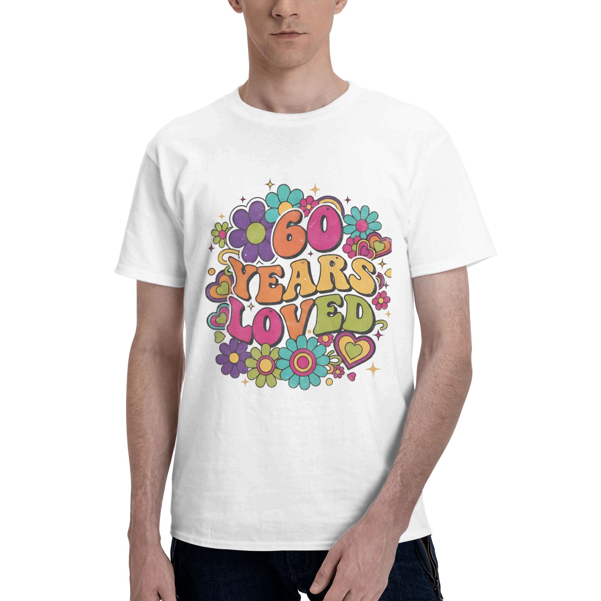 60 years old 60 Years Loved Me - Men'S Fashion For 60 Year Old ulasan dan harga