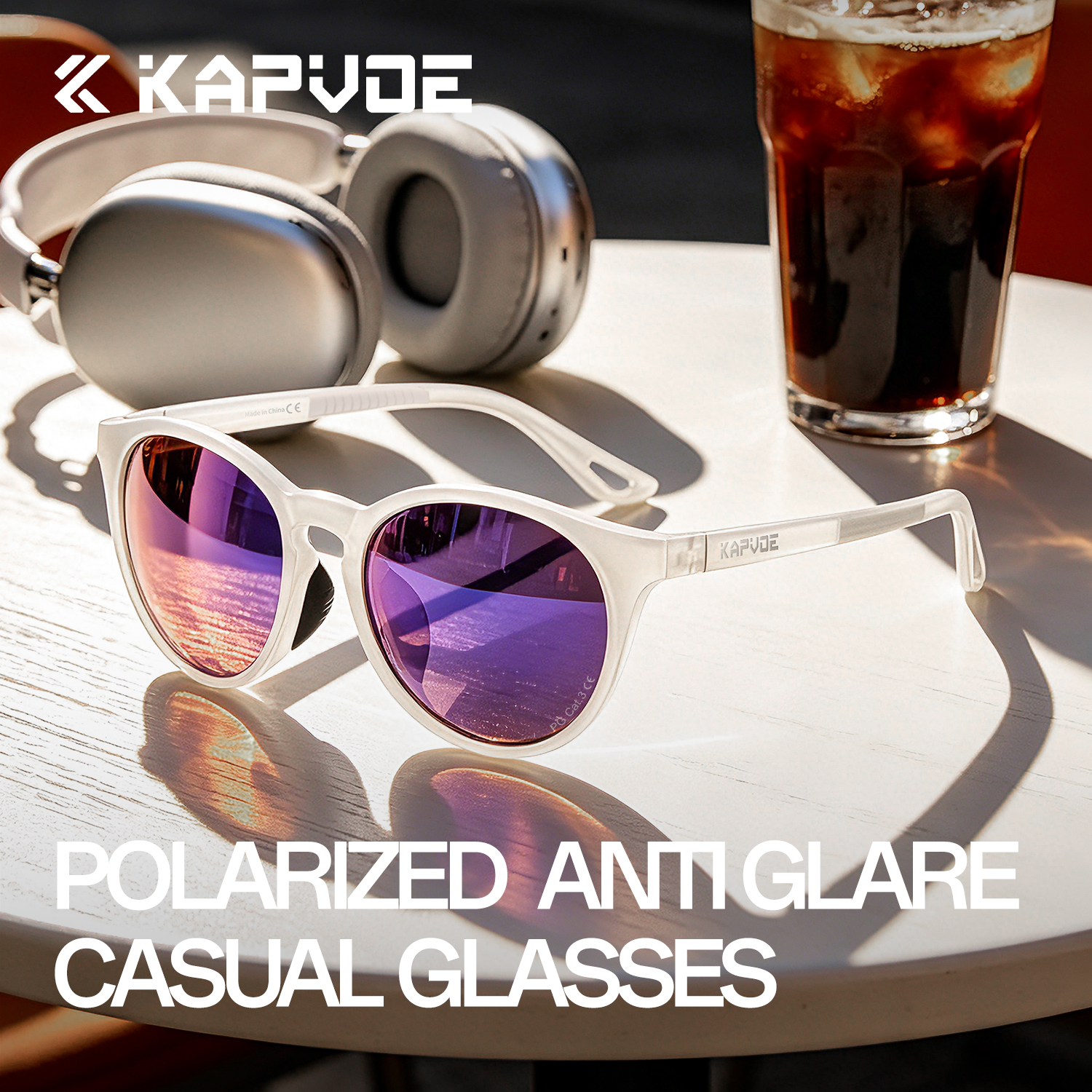 Kapvoe 2026 Fashion Polarized  - Men'S Fashion Glasses 2026 ulasan dan harga