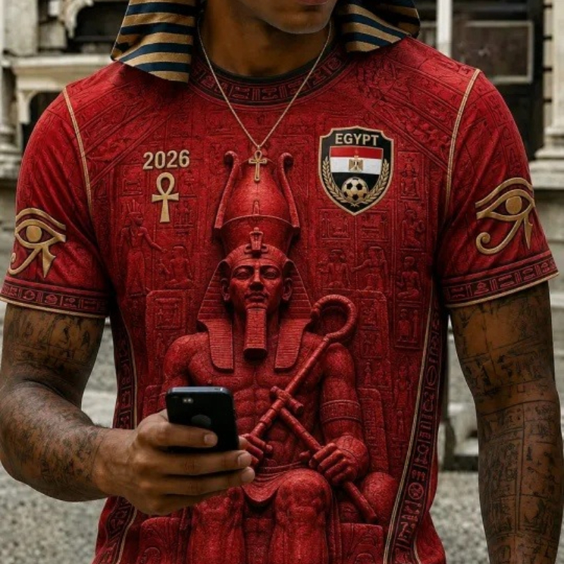 Egypt Football Fan T-shirt Sho - Men Fashion Egypt ulasan dan harga