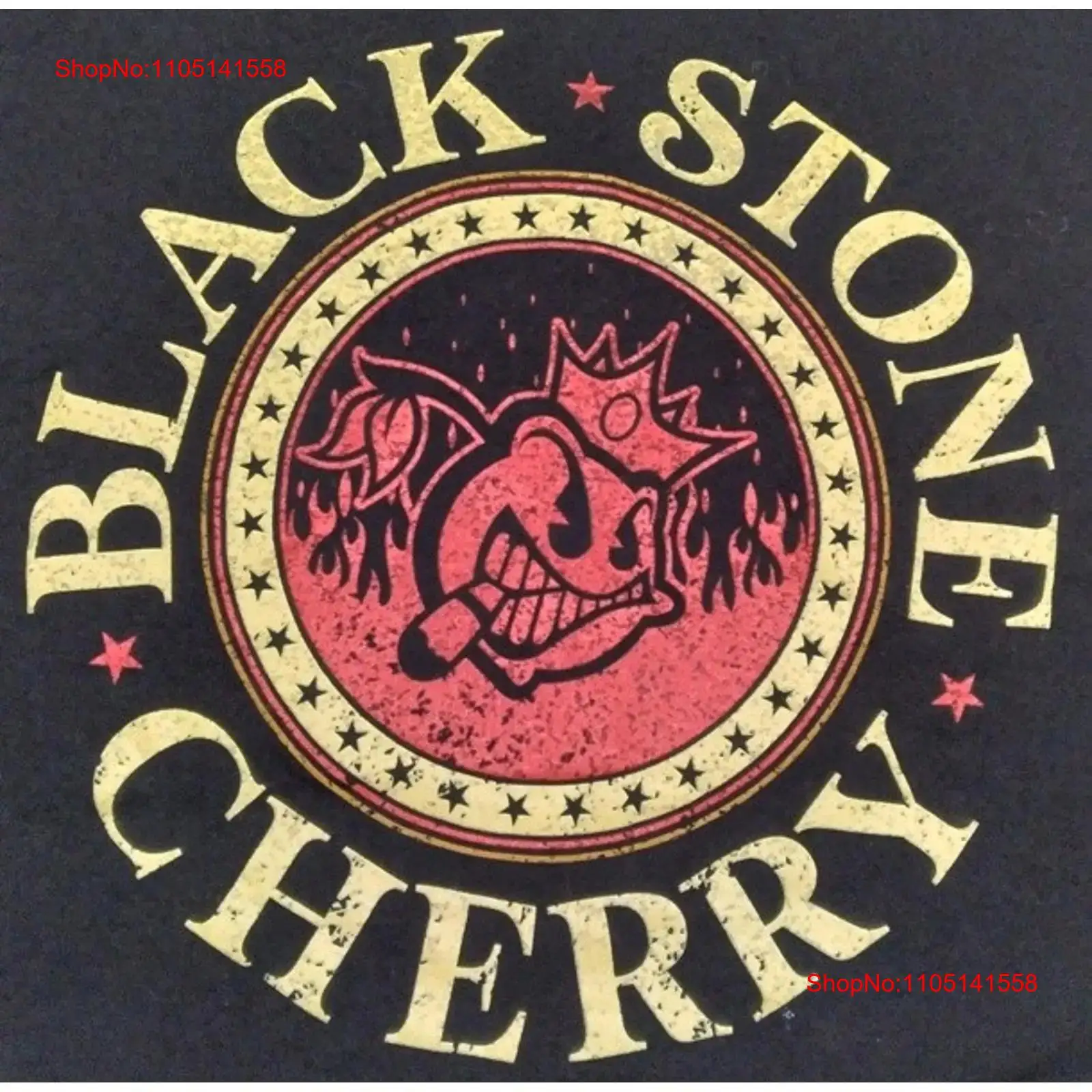 BLACK STONE CHERRY Band Cigar  - Mens Fashion Black Shirt ulasan dan harga