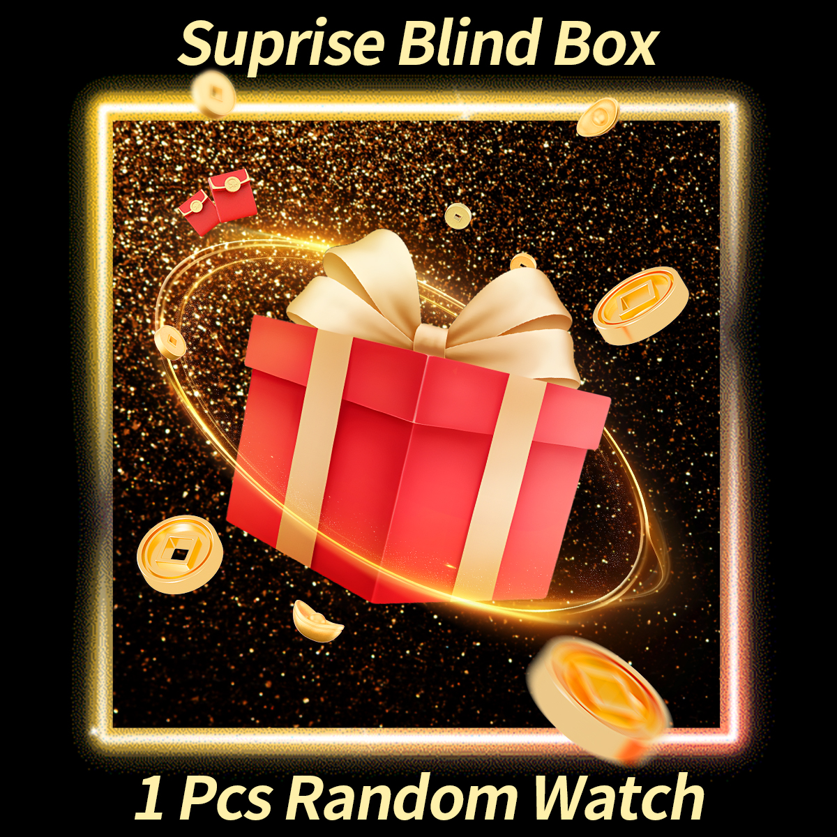 1PC Surprise Mystery Watch Bli - Men'S Fashion Box ulasan dan harga