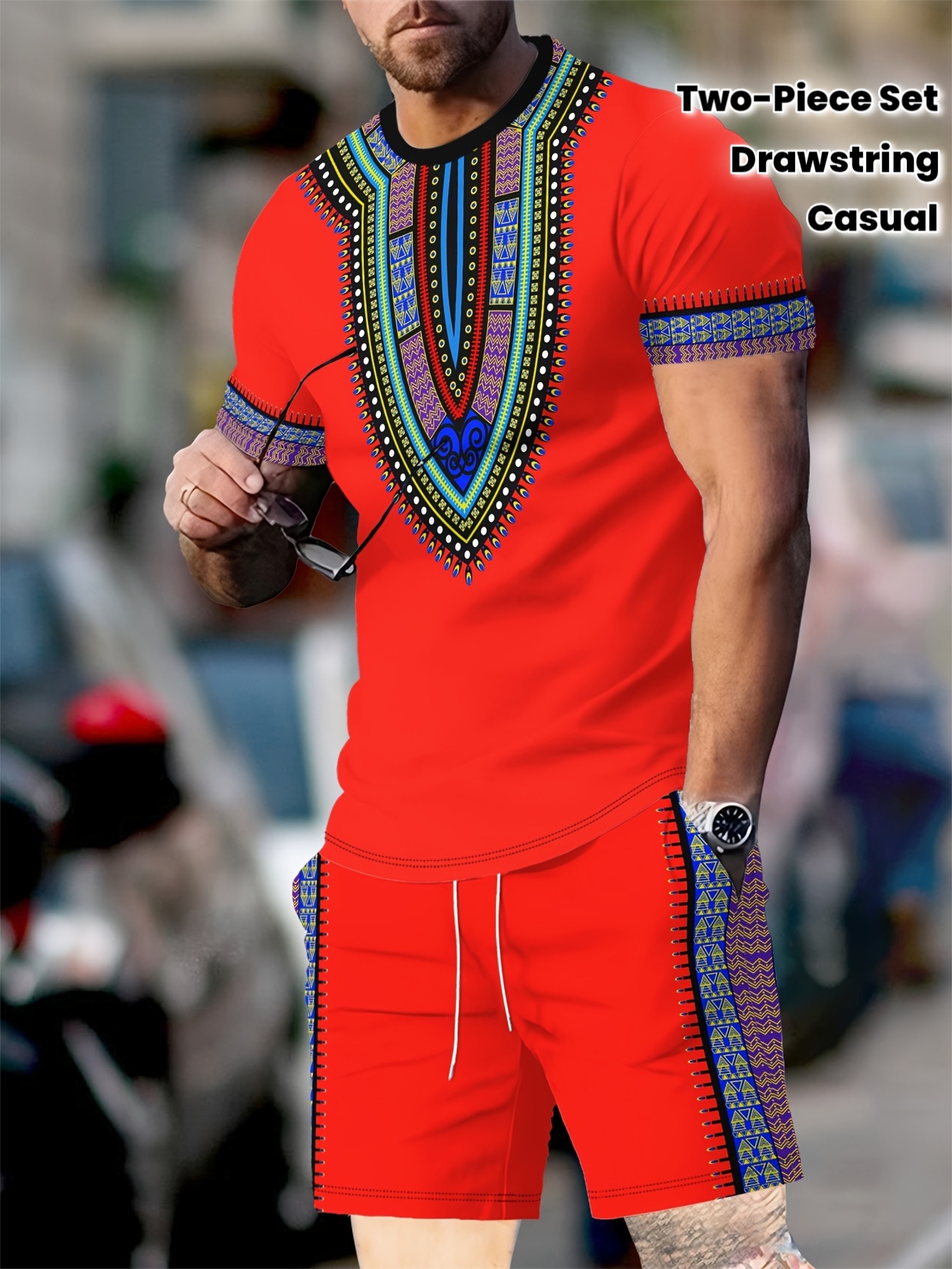 New Men's Suits African Dashik - Mens Fashion Store ulasan dan harga