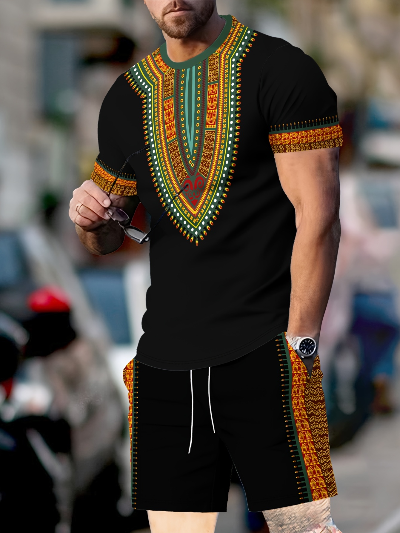 New Men's Suits African Dashik - Mens Fashion Store ulasan dan harga