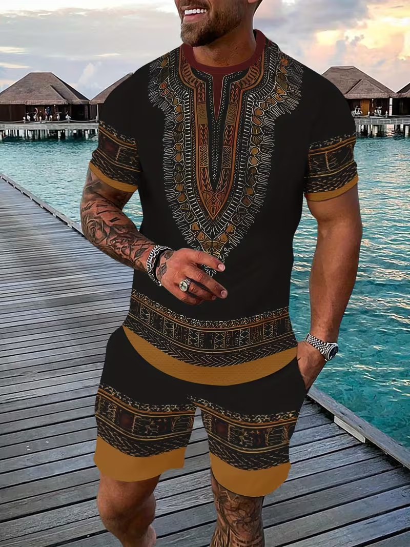 New Men's Suits African Dashik - Mens Fashion Store ulasan dan harga