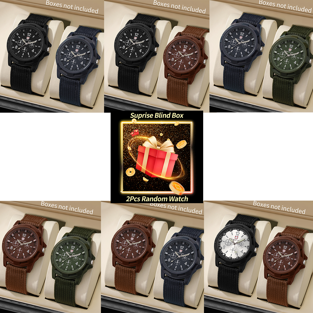 Surprise Mystery Watch Set Bli - Men'S Fashion Box ulasan dan harga