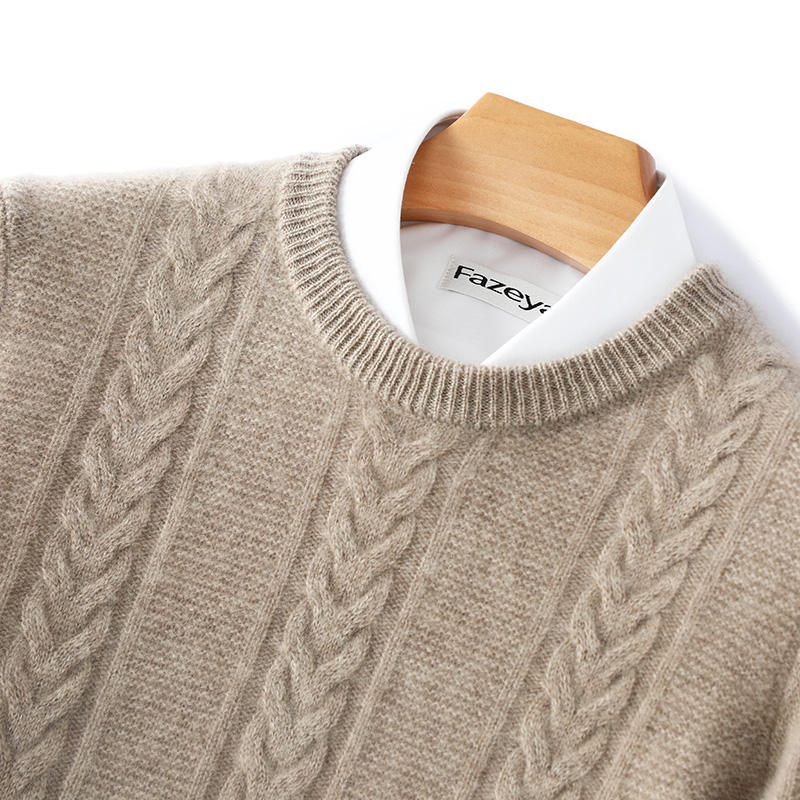 100% Merino Wool Sweater Men's - Knitted Cardigan Men ulasan dan harga