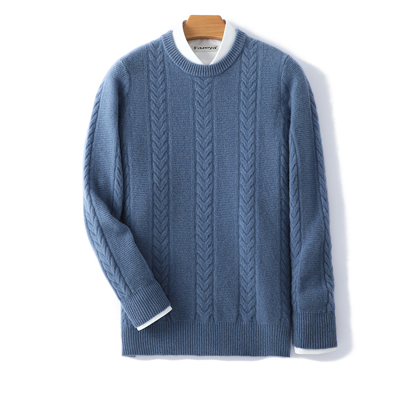 100% Merino Wool Sweater Men's - Knitted Cardigan Men ulasan dan harga