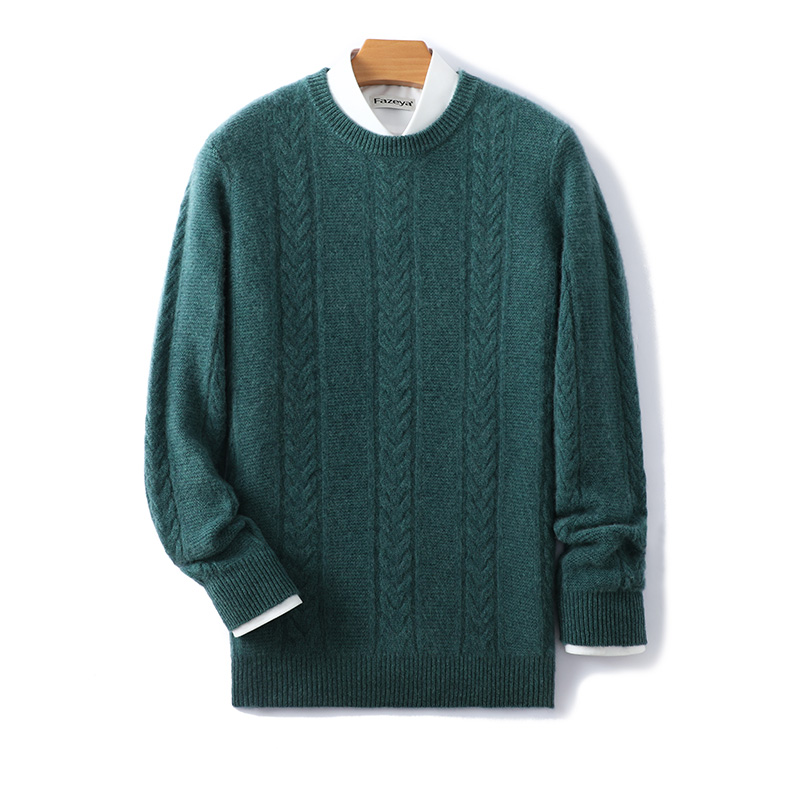 100% Merino Wool Sweater Men's - Knitted Cardigan Men ulasan dan harga