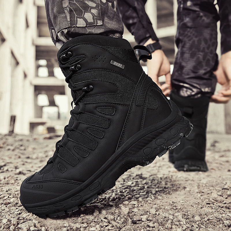 New Men Tactical Boots Militar - Mens Fashion Zip Up ulasan dan harga