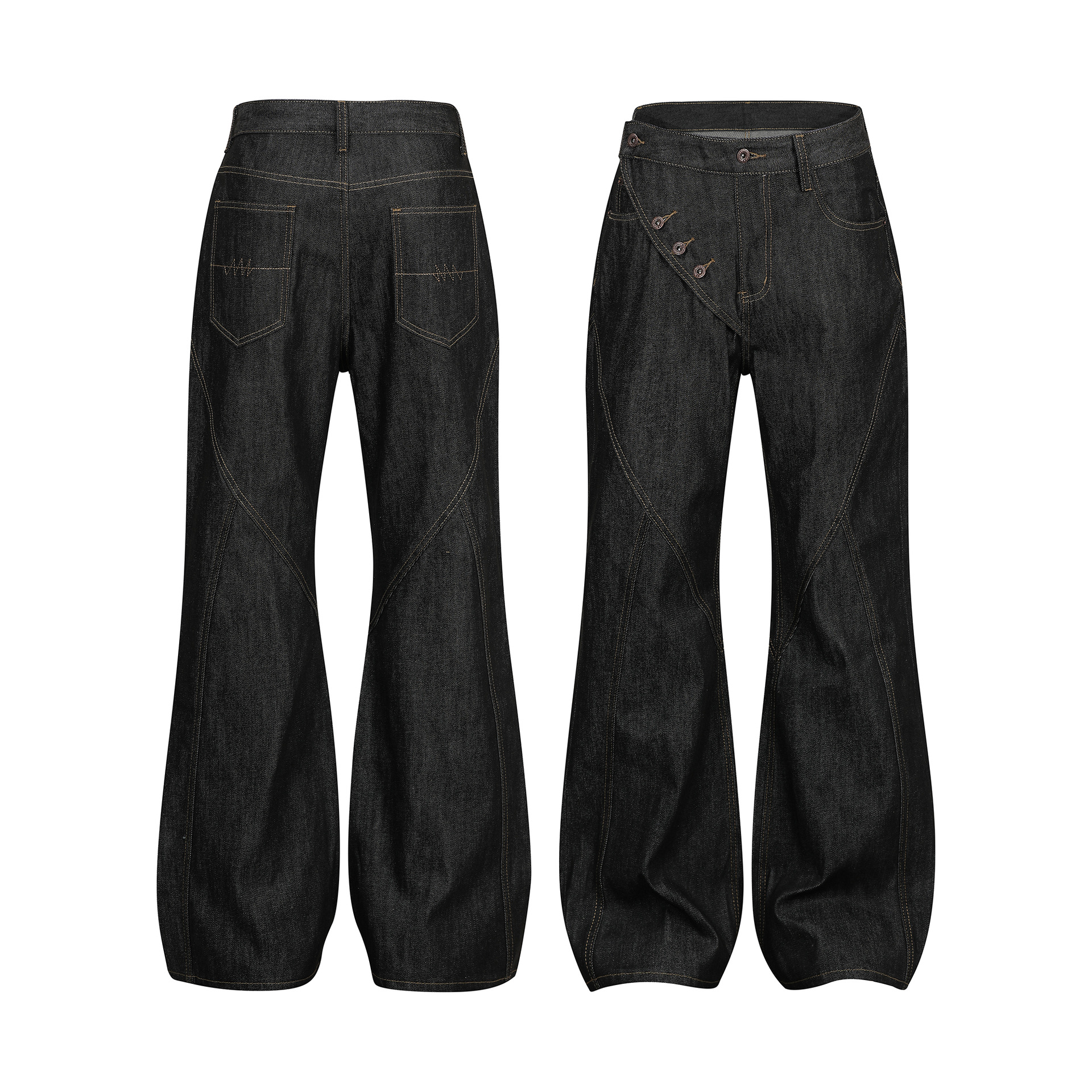 High Street Irregular Fashion  - Men'S Fashion Jeans And Boots ulasan dan harga