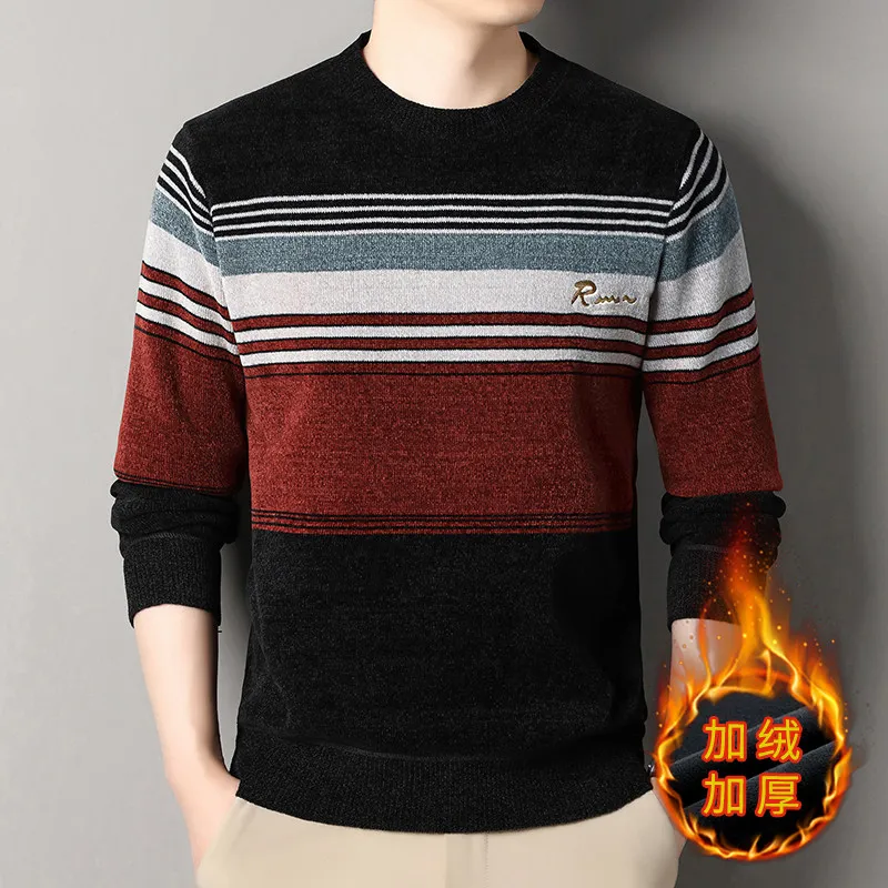 Men O-neck Pullovers Knited Sw - Knitted Cardigan Men ulasan dan harga