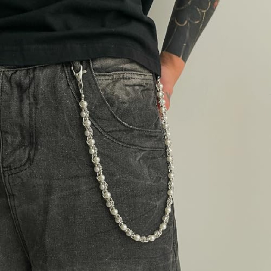 Pearl Wrap Pants Chain - Hip H - Belt Mens Fashion ulasan dan harga