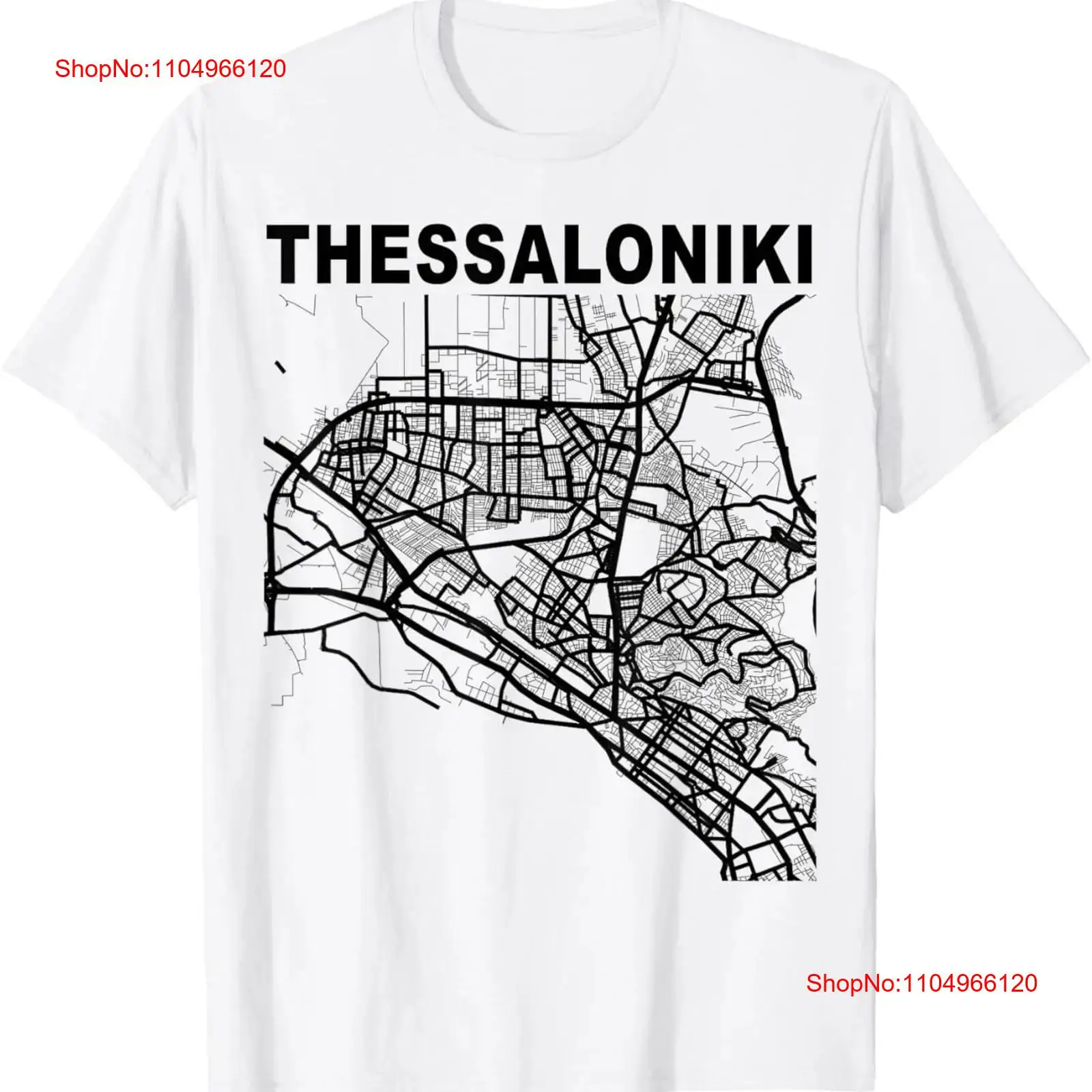 Thessaloniki City Street Map G - Men'S Fashion Greece ulasan dan harga
