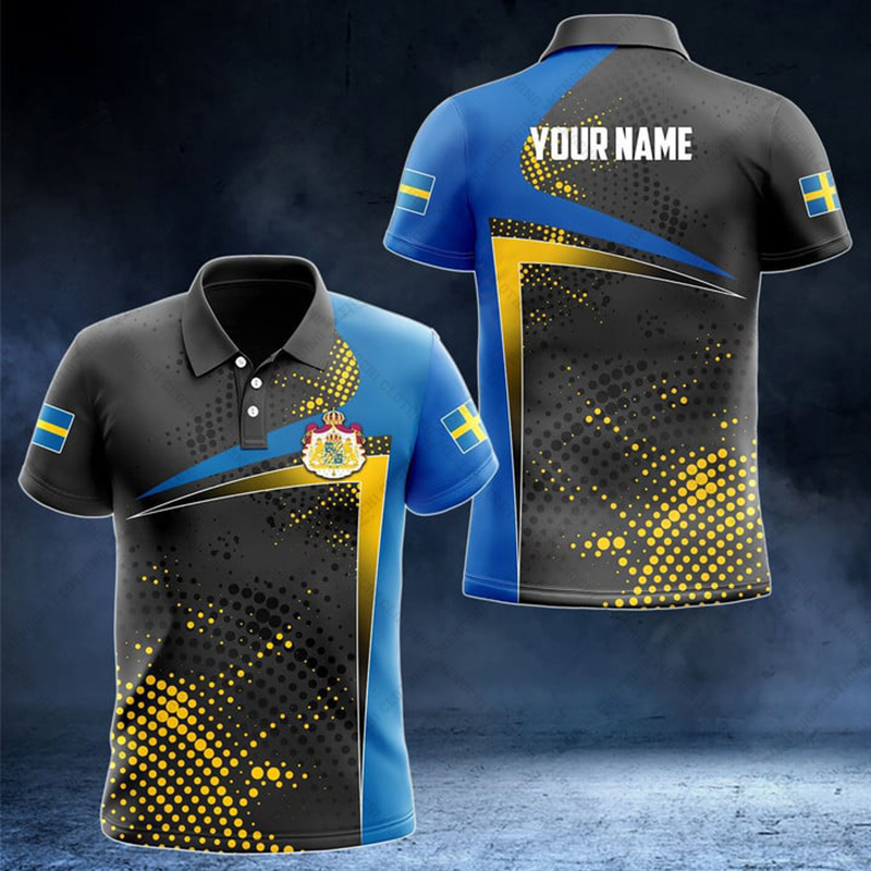 Custom Name Sweden Flag Skull  - Men'S Fashion Names ulasan dan harga