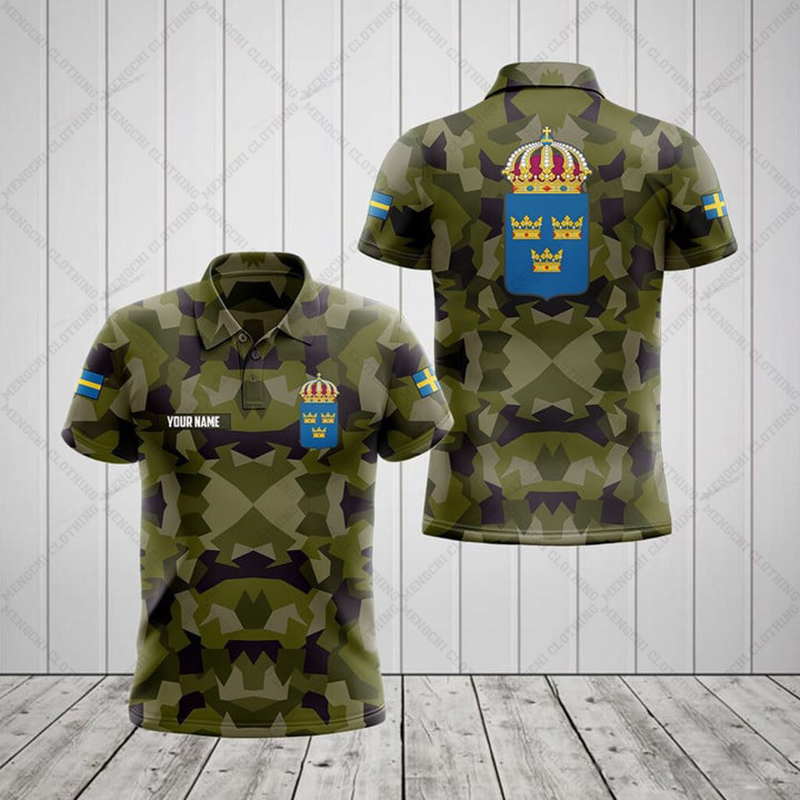 Custom Name Sweden Flag Skull  - Men'S Fashion Names ulasan dan harga
