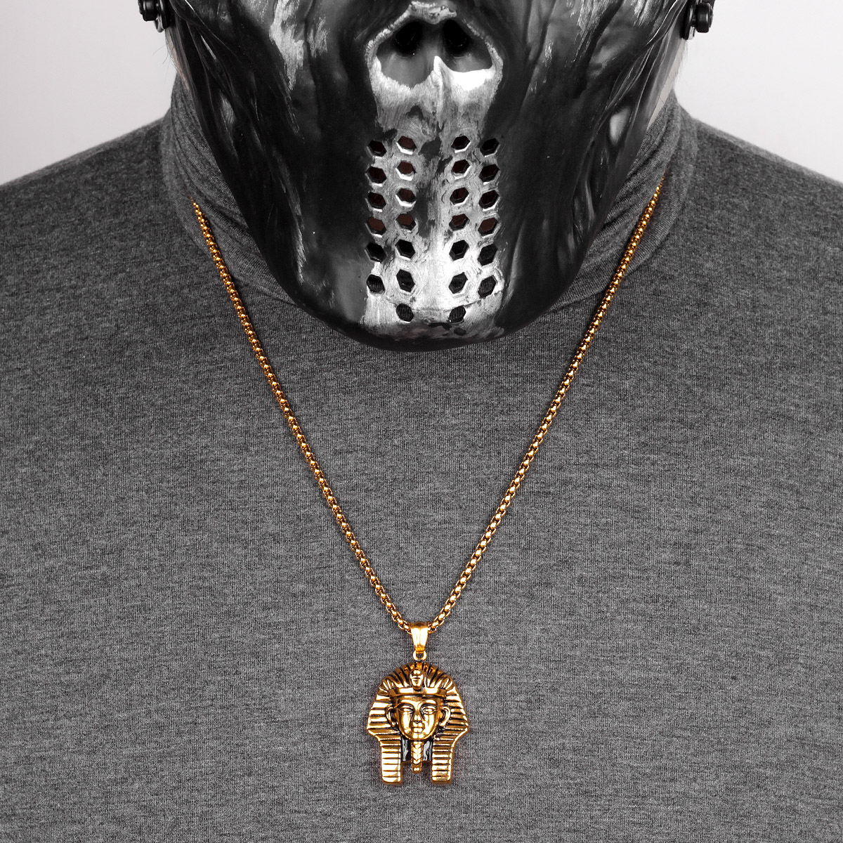 Egypt Pharaoh Long Men Necklac - Men Fashion Egypt ulasan dan harga