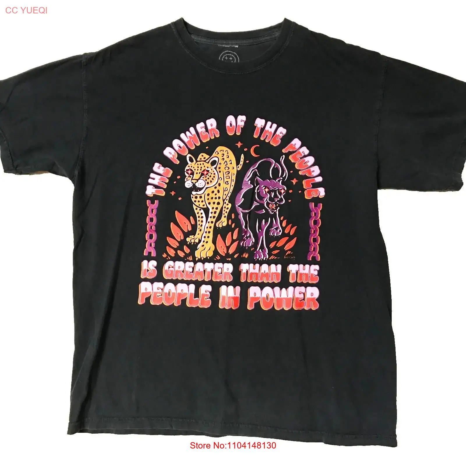 The Power of People is Greater - Mens Fashion Black Shirt ulasan dan harga