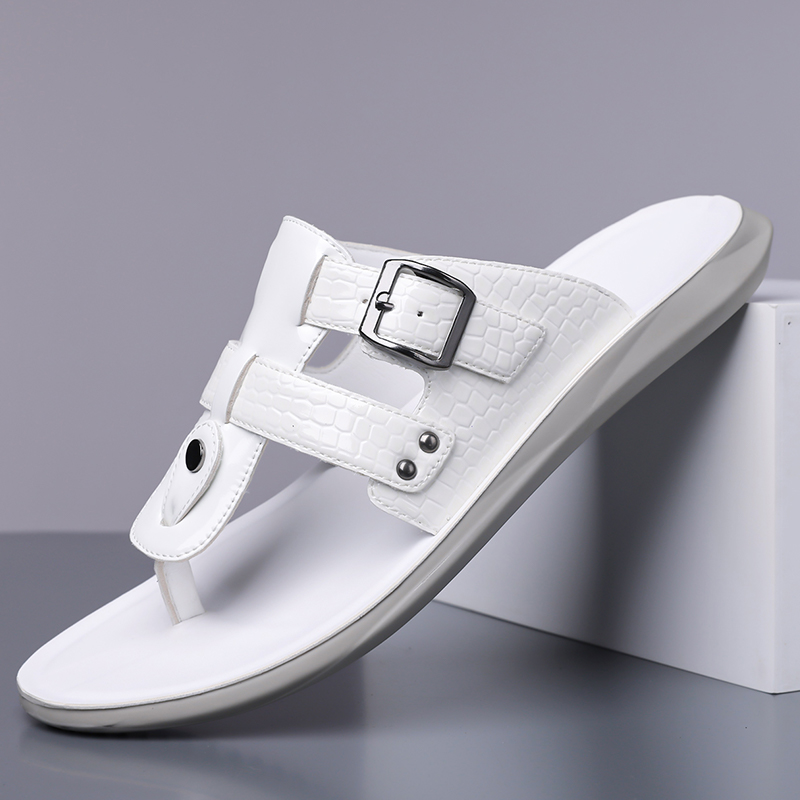 Summer New Men Flip Flops with - Belt Mens Fashion ulasan dan harga