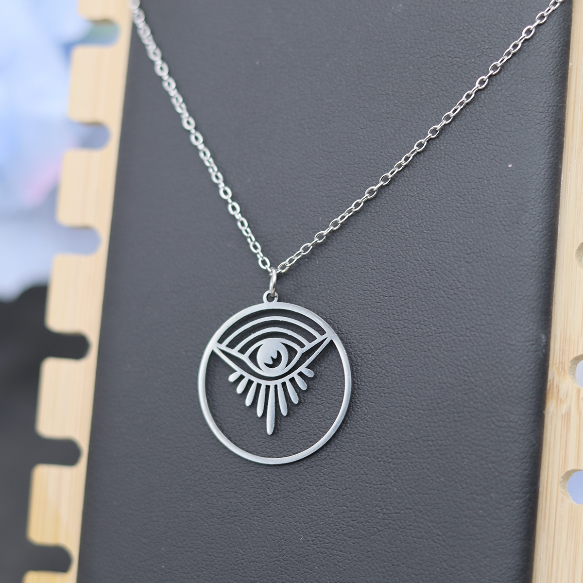 Kinitial Lucky Eyes Pendant Ne - Men Fashion Egypt ulasan dan harga