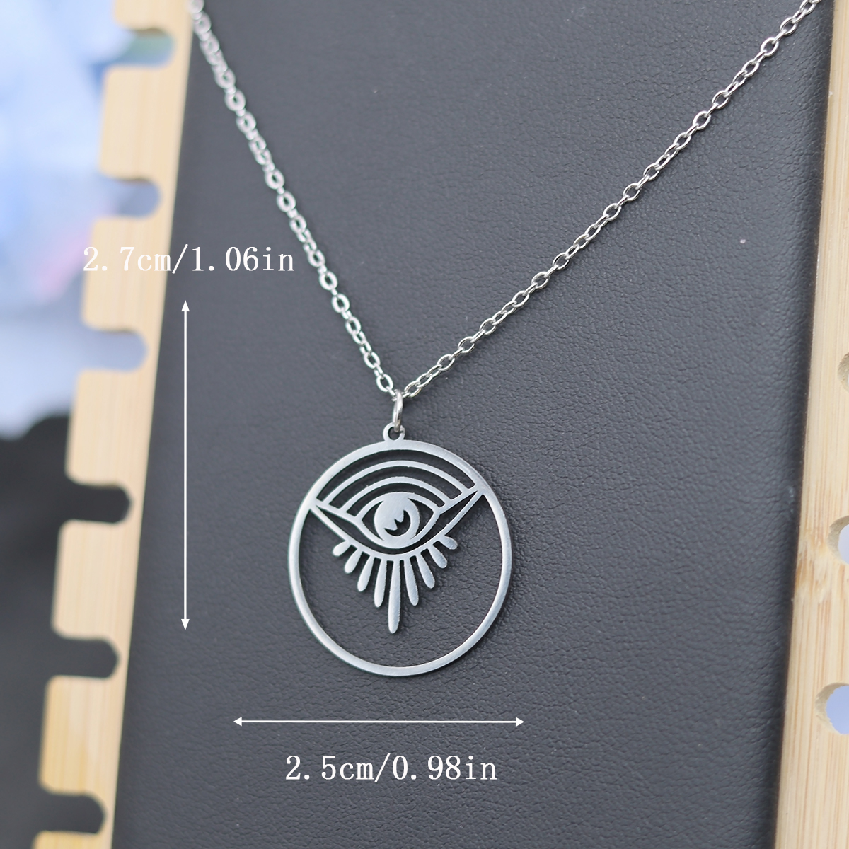 Kinitial Lucky Eyes Pendant Ne - Men Fashion Egypt ulasan dan harga