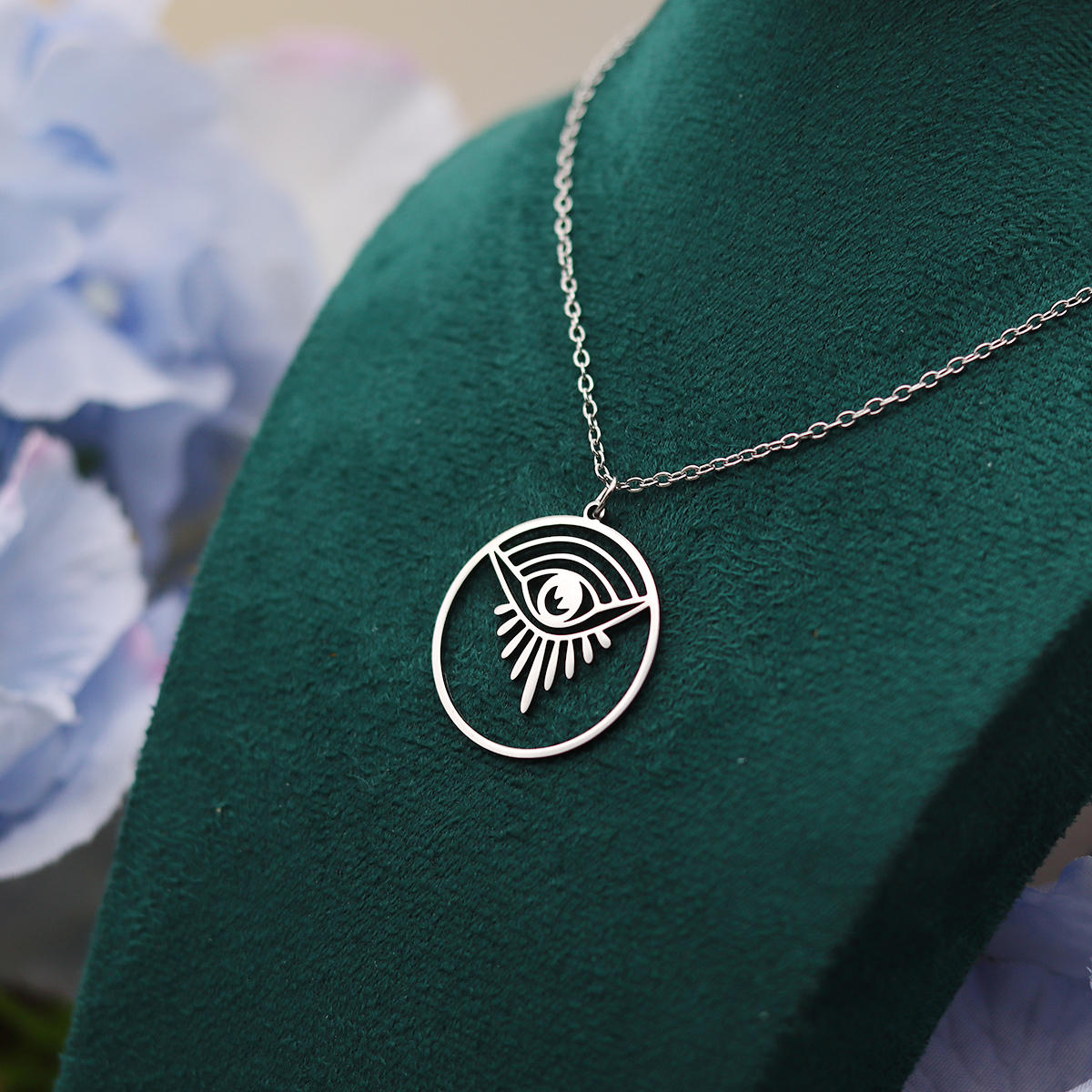 Kinitial Lucky Eyes Pendant Ne - Men Fashion Egypt ulasan dan harga