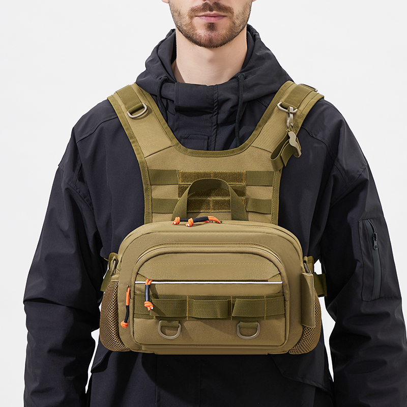 Men Chest Bag Tactical Fishing - Tactical Vest Men ulasan dan harga