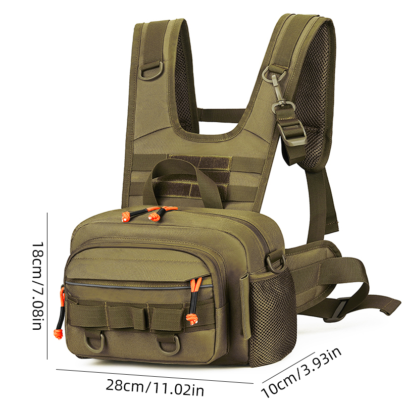 Men Chest Bag Tactical Fishing - Tactical Vest Men ulasan dan harga