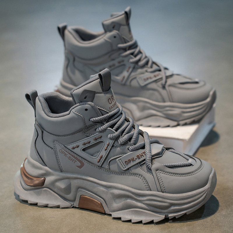 High Top Breathable Anti Slip  - Men'S Fashion Running Shoes ulasan dan harga