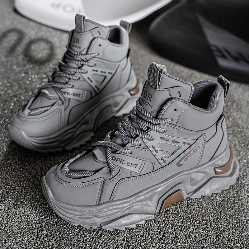 High Top Breathable Anti Slip  - Men'S Fashion Running Shoes ulasan dan harga