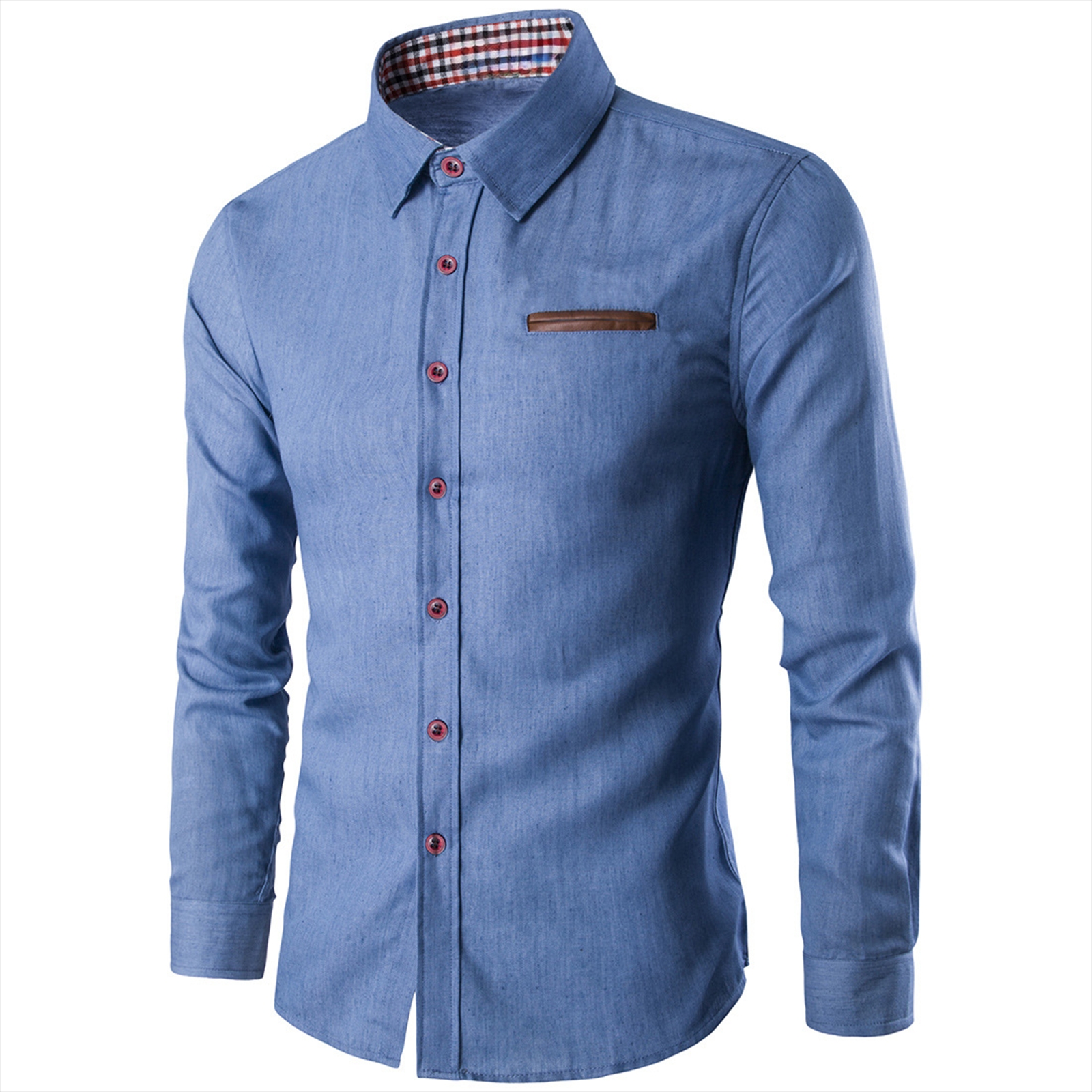 Mens Denim Shirts Long Sleeve  - Men'S Fashion For 60 Year Old ulasan dan harga