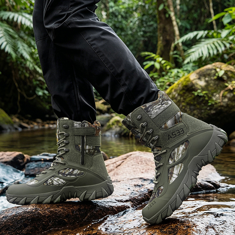 Men Tactical Boot Outdoor Ultr - Mens Fashion Zip Up ulasan dan harga