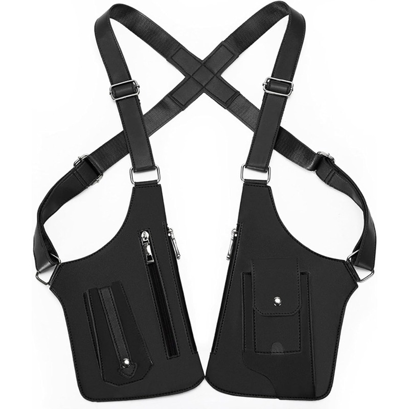 Men Back Crossbody Bags Double - Tactical Vest Men ulasan dan harga