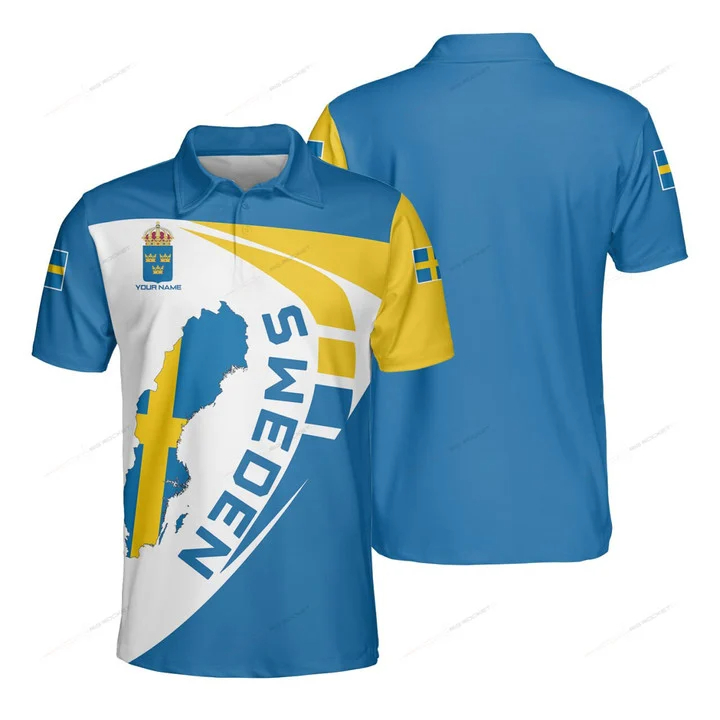 Custom Name Sweden Flag Graphi - Men'S Fashion Names ulasan dan harga
