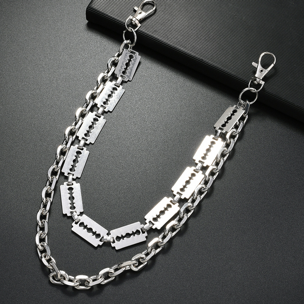 Punk Metal Chain Keychains for - Belt Mens Fashion ulasan dan harga