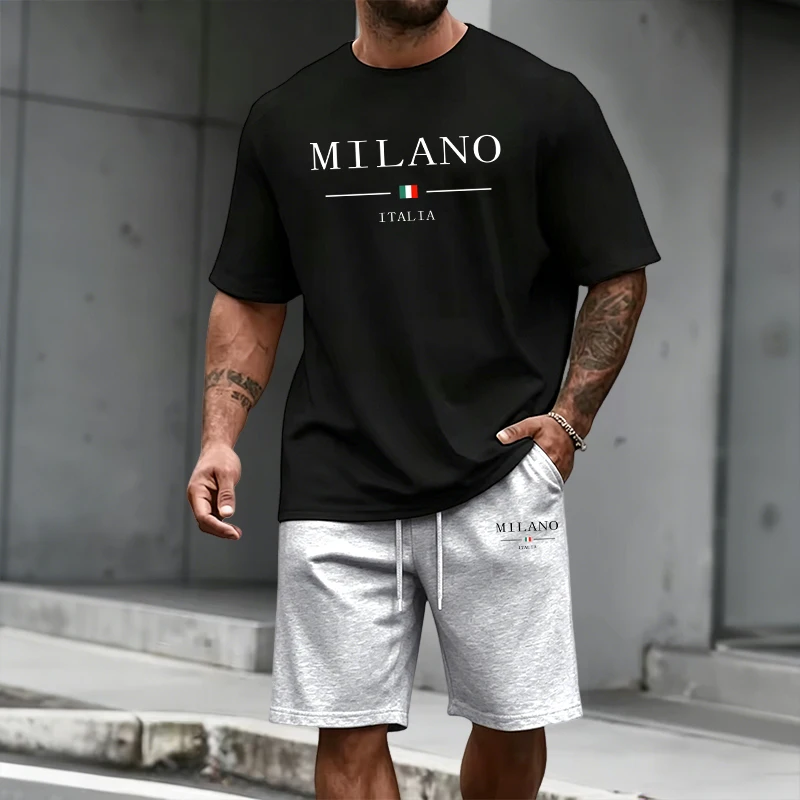Men's Tracksuit Short Sleeve T - Mens Fashion Store ulasan dan harga
