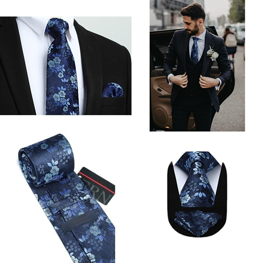 Men Floral Ties Woven Classic  - Men'S Fashion Box ulasan dan harga