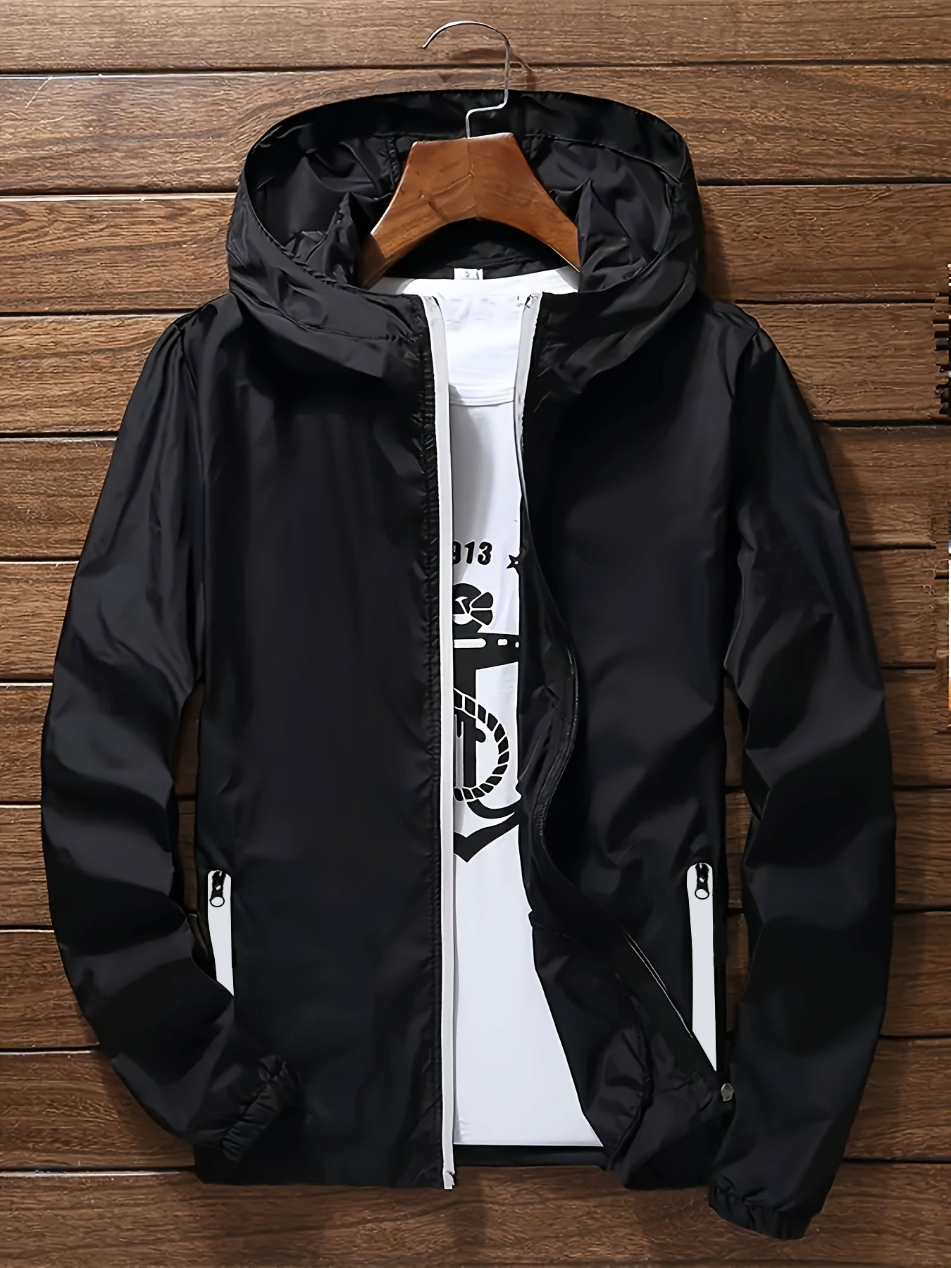 Men's Premium Lightweight Hood - Mens Fashion Zip Up ulasan dan harga