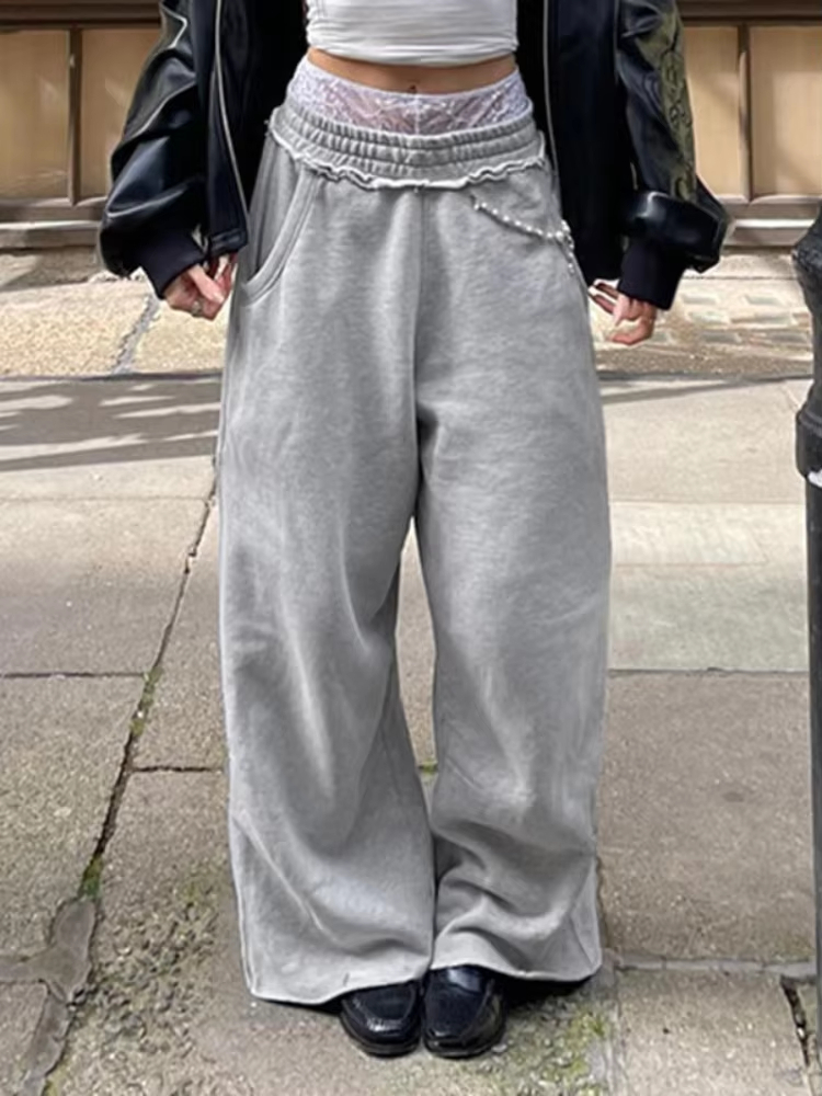 American Baggy Women Gray Swea - Men'S Fashion For 60 Year Old ulasan dan harga