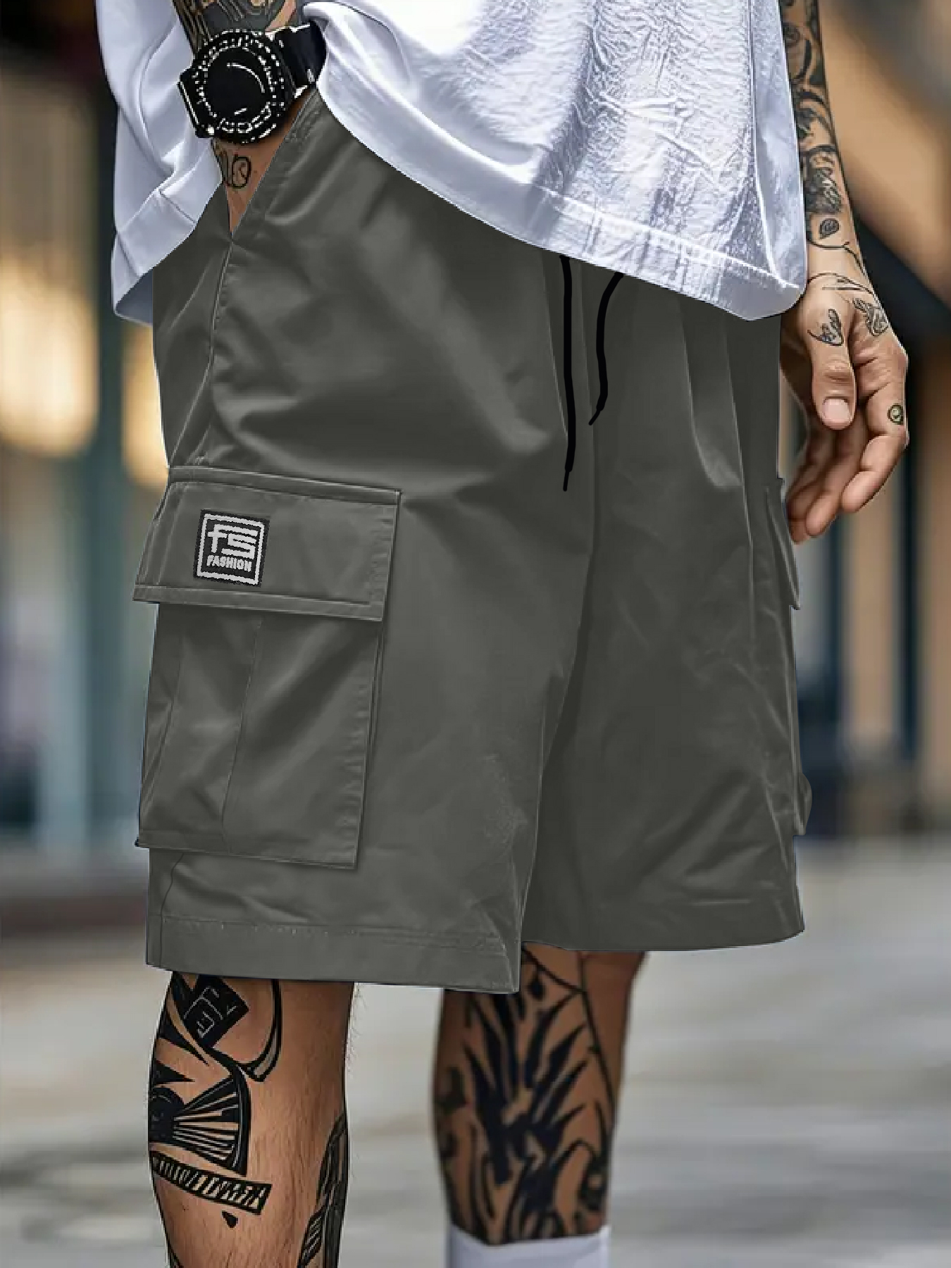 Men's overalls shorts casual o - Belt Mens Fashion ulasan dan harga