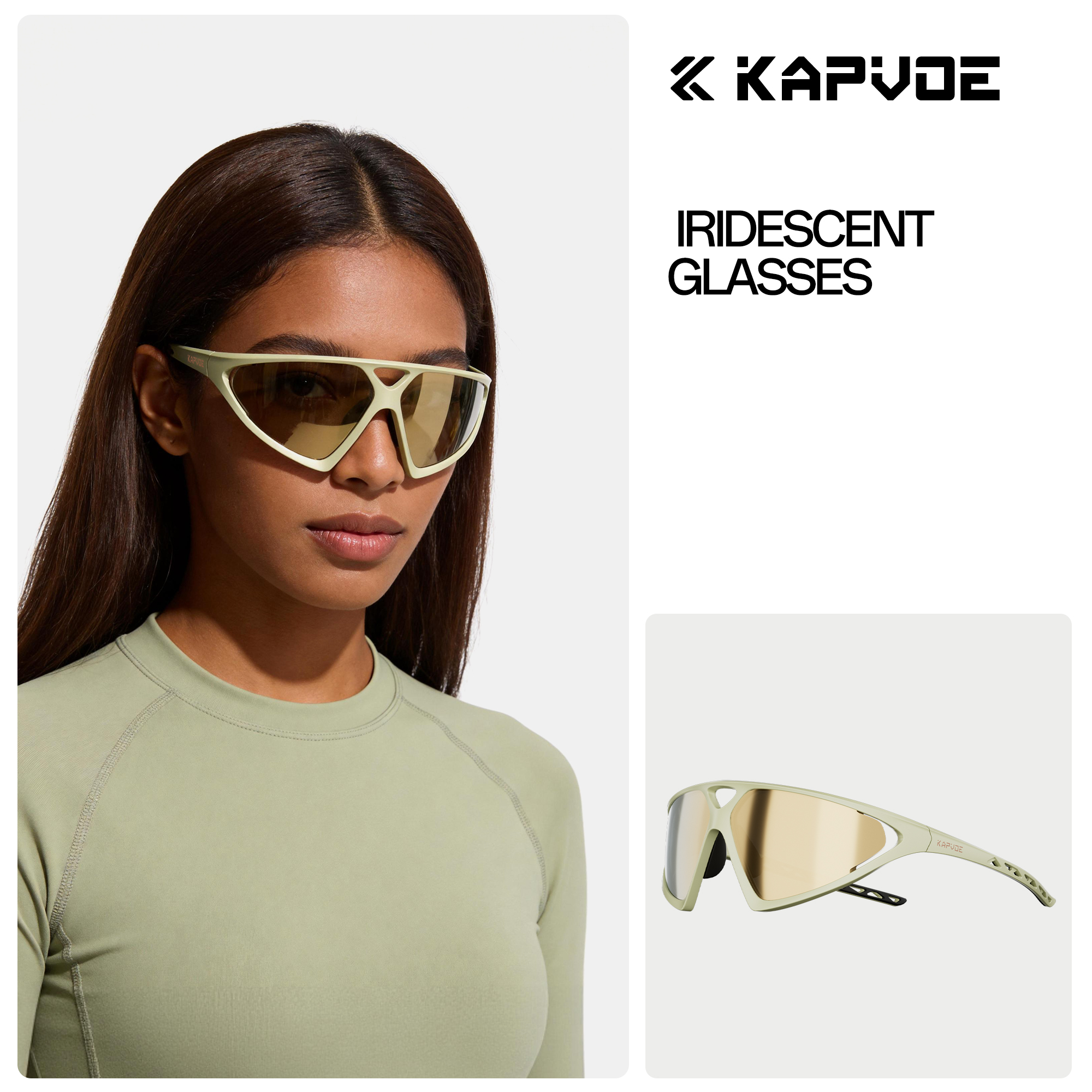 KAPOVE Cycling Sunglasses for  - Men'S Fashion Glasses 2026 ulasan dan harga