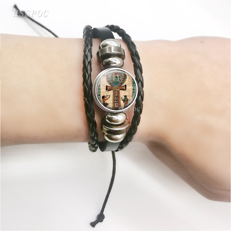 Egyptian Ankh Cross Bracelet V - Men Fashion Egypt ulasan dan harga