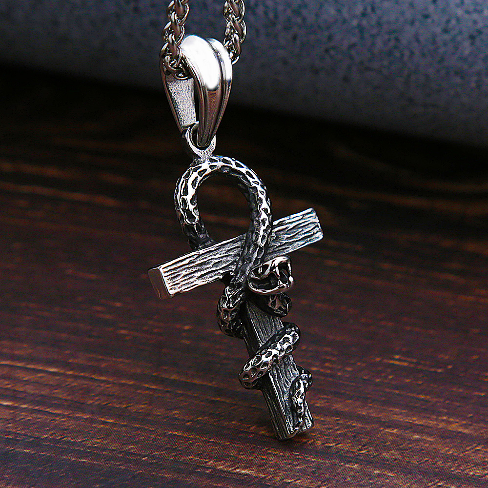 Vintage Stainless Steel Cross  - Men Fashion Egypt ulasan dan harga