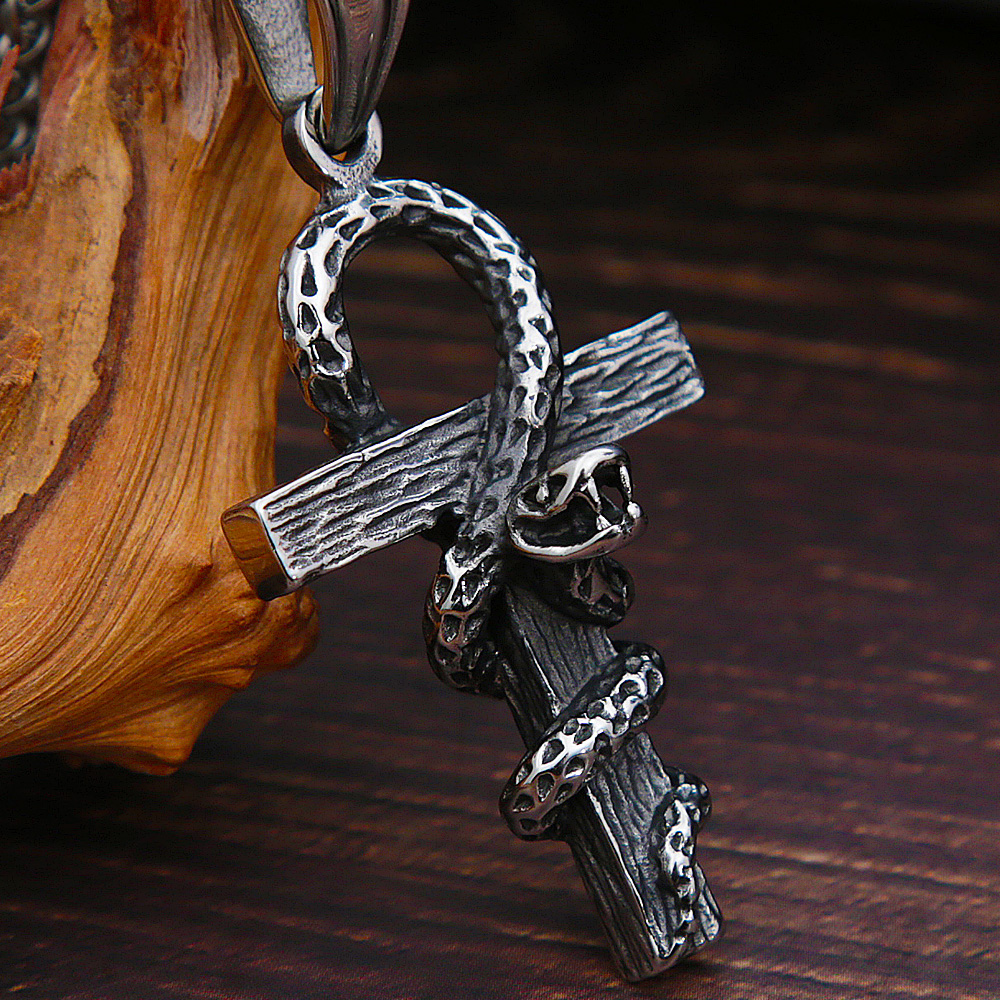 Vintage Stainless Steel Cross  - Men Fashion Egypt ulasan dan harga